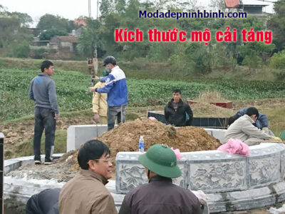 Kích thước mộ cải táng, kích thước đào huyệt mộ cải táng