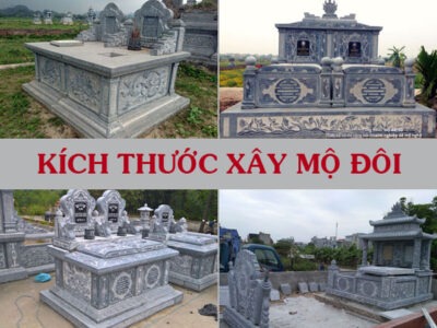 Kích thước xây mộ đôi, kích thước mộ đá đôi phong thủy thước Lỗ Ban