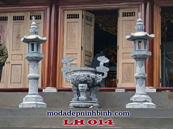 Lư hương đá 014