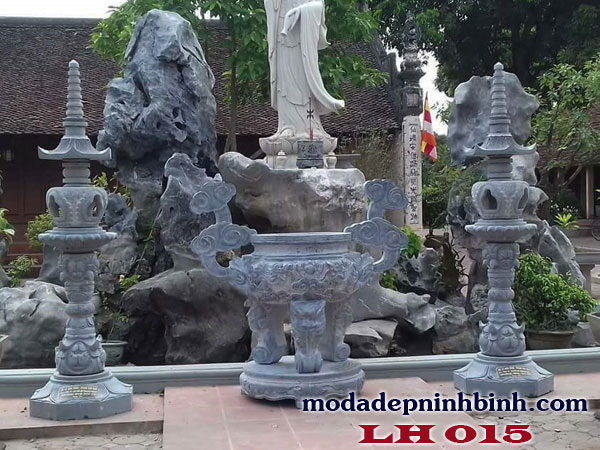 Lư hương đá 015