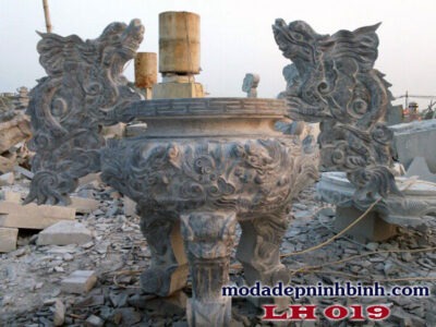 Lư hương đá 019