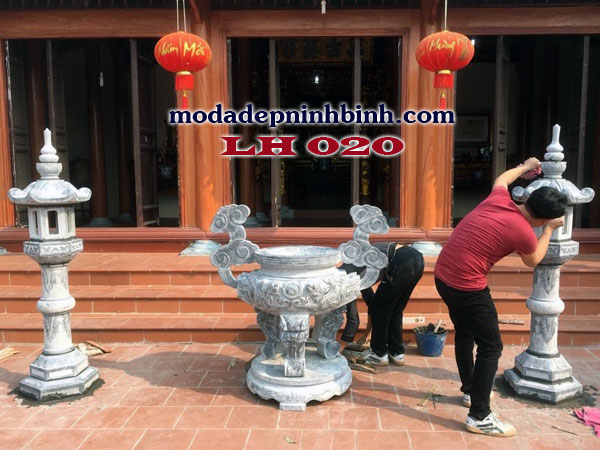 Lư hương đá 020