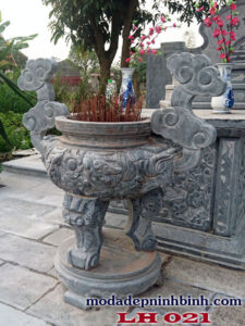 Lư hương đá 021