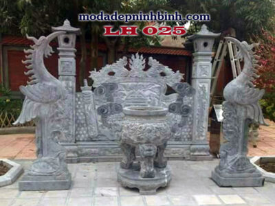 Lư hương đá 025