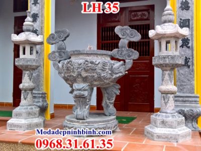 Lư hương đá nhà thờ 035