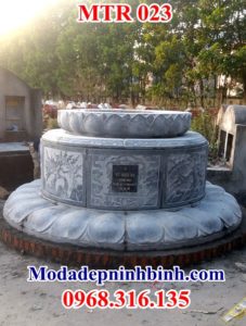 Mộ tròn đá đẹp 023