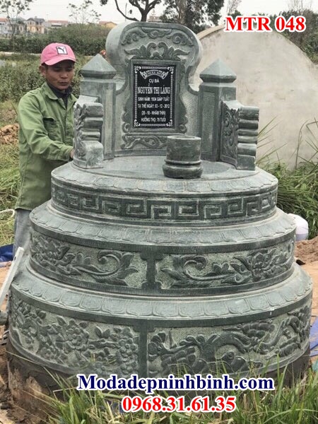 Mộ tròn đá khối 048