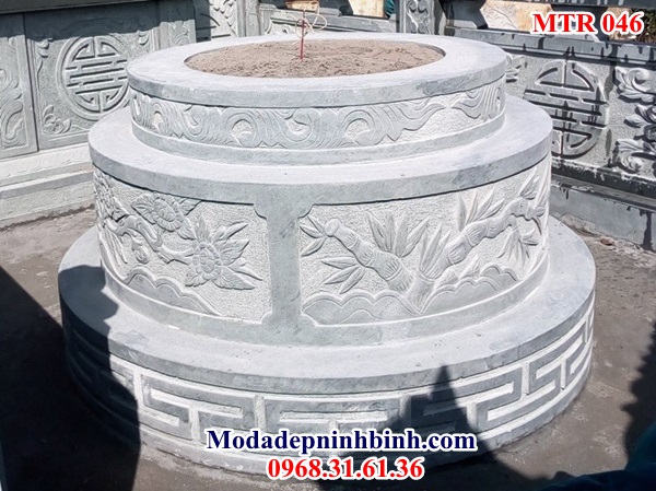 Mộ tròn đá đẹp phong thủy 046