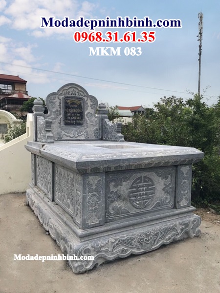 Mộ đá tam sơn hậu bành không mái 083