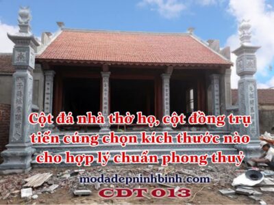 Cột đá nhà thờ kích thước nào chuẩn phong thủy