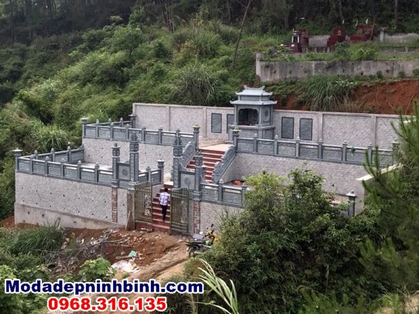 Công trình khu lăng mộ đá xanh rêu tầm nhìn đẹp nhất Lạng Sơn