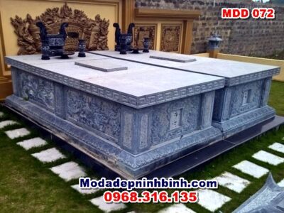 Mộ đá đôi đẹp MDD 072