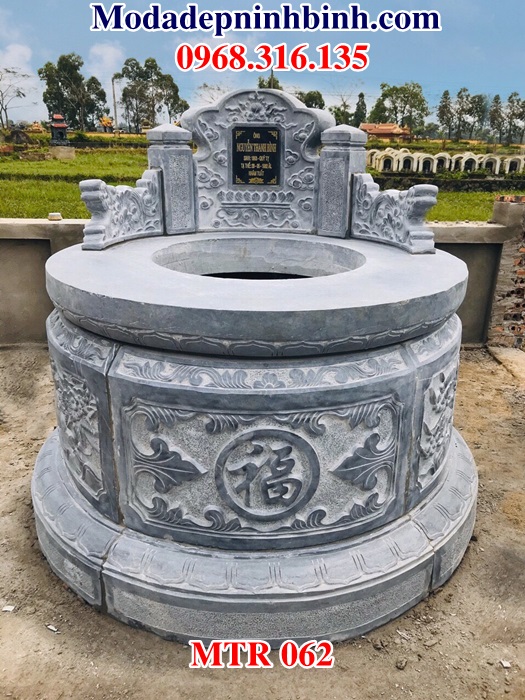 Mộ tròn đá mo tron da 062