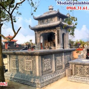 Mẫu mộ đá đôi 062