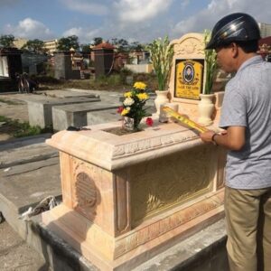 Mộ đá vàng tam sơn không mái 066