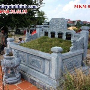 Mộ quây đá khối 076
