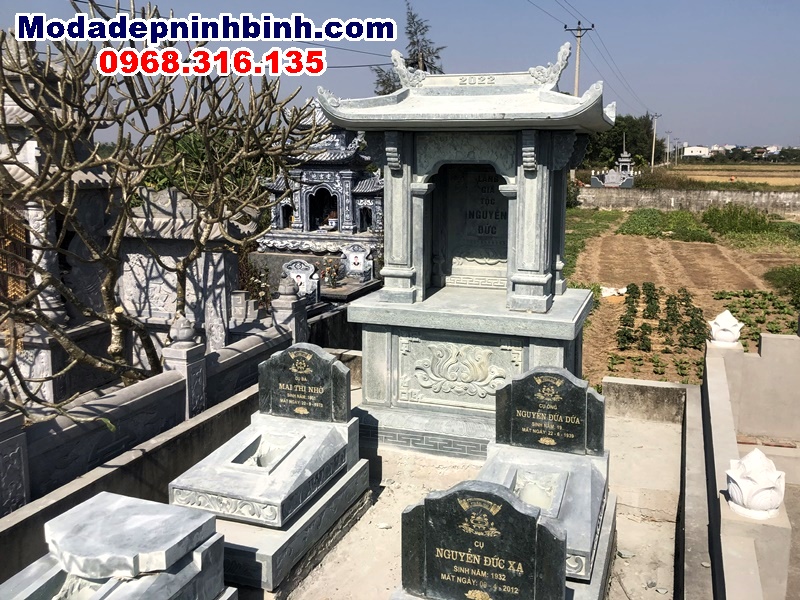 Lăng thờ đơn 1 mái chùa tại Trực Ninh Nam Định