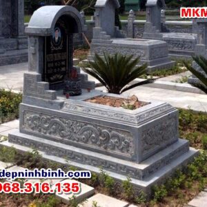 Mộ đá đẹp mái vòm mkm 113