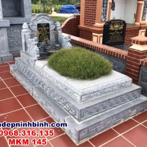 mộ đá tam cấp đẹp tại Hạ Long