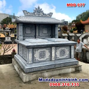 Lăng mộ đá đôi đẹp Ninh Bình MDD 077