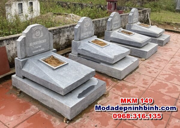 Mẫu mộ đá đơn giản đẹp tại thành Phố Vinh tỉnh Nghệ An