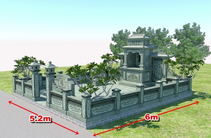 Lăng mộ đá đẹp tự nhiên gia đình dòng họ Tuyên Hóa Quảng Bình