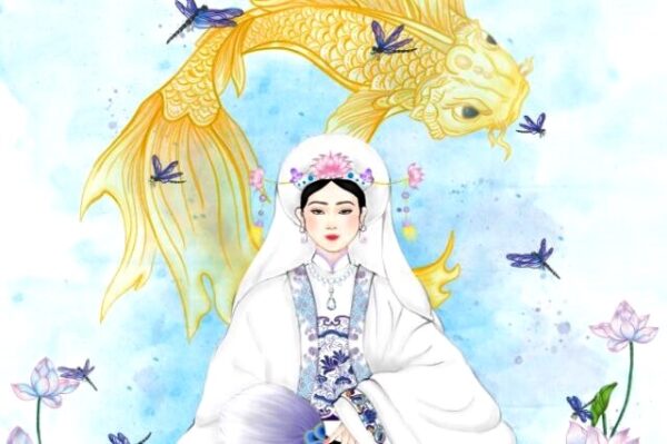 Mẫu đệ Tam Thoải Tiên Thánh Mẫu thờ tại Đền Dầm