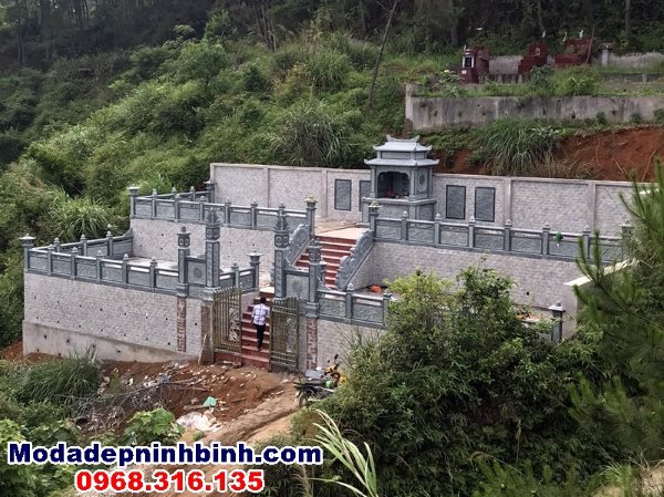 Mộ Đá Đẹp Ninh Bình - Đơn vị chuyên thiết kế và thi công lăng mộ đá xanh rêu nguyên khối chất lượng