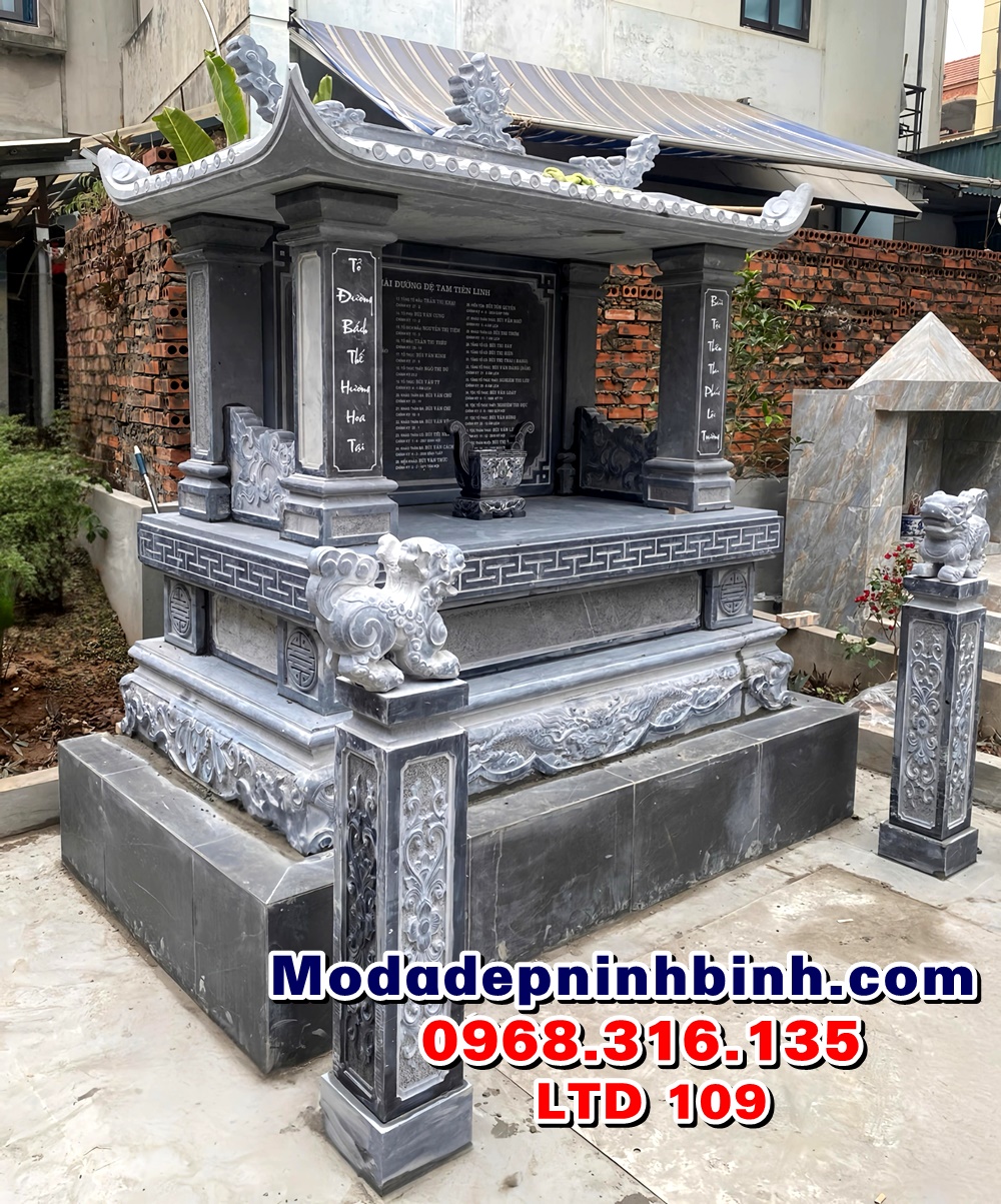 Lăng thờ cây hương đá đơn giản LTD 109