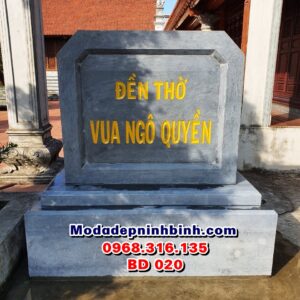 Bia đá đền thờ Ngô Quyền BD 020