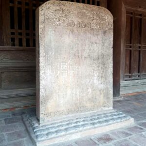 Bia đá cổ chùa Keo Thái Bình Hưng Yên có từ thời 1632