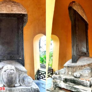 Bia “Ngự kiến Thiên Mụ Tự” tại chùa Thiên Mụ Huế