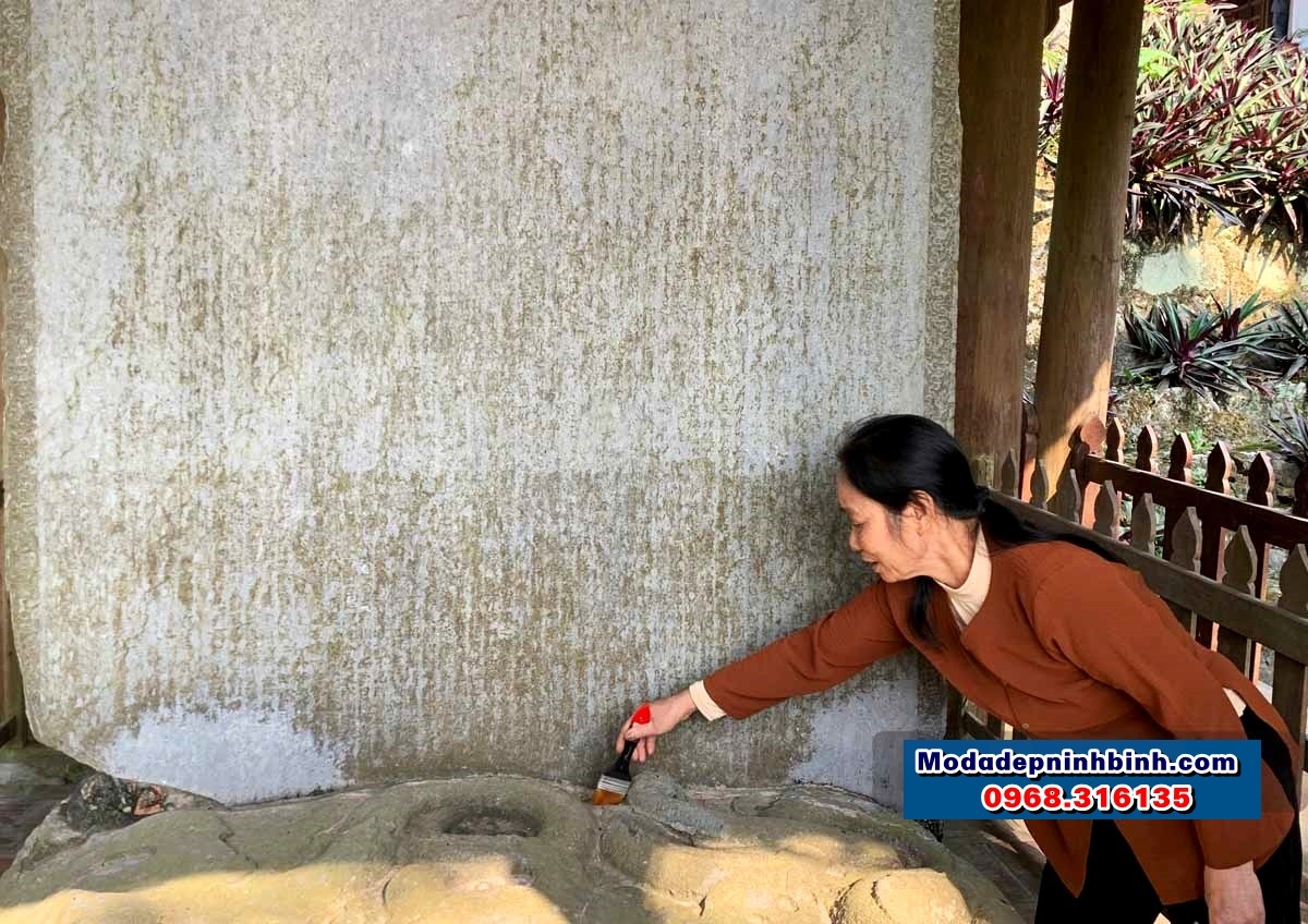 Bia đá Sùng Thiện Diện Linh Chùa Đọi Long lớn nhất thời Lý