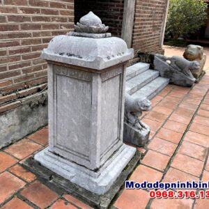 Mẫu bia đá cổ tại chùa Dâu Bắc Ninh