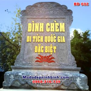 Mẫu bia đá tại Đình Chèm Từ Liêm Hà Nội