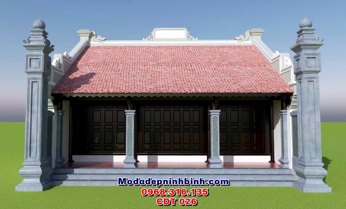 Mẫu cột đồng trụ đá nhà thờ đẹp CDT 026