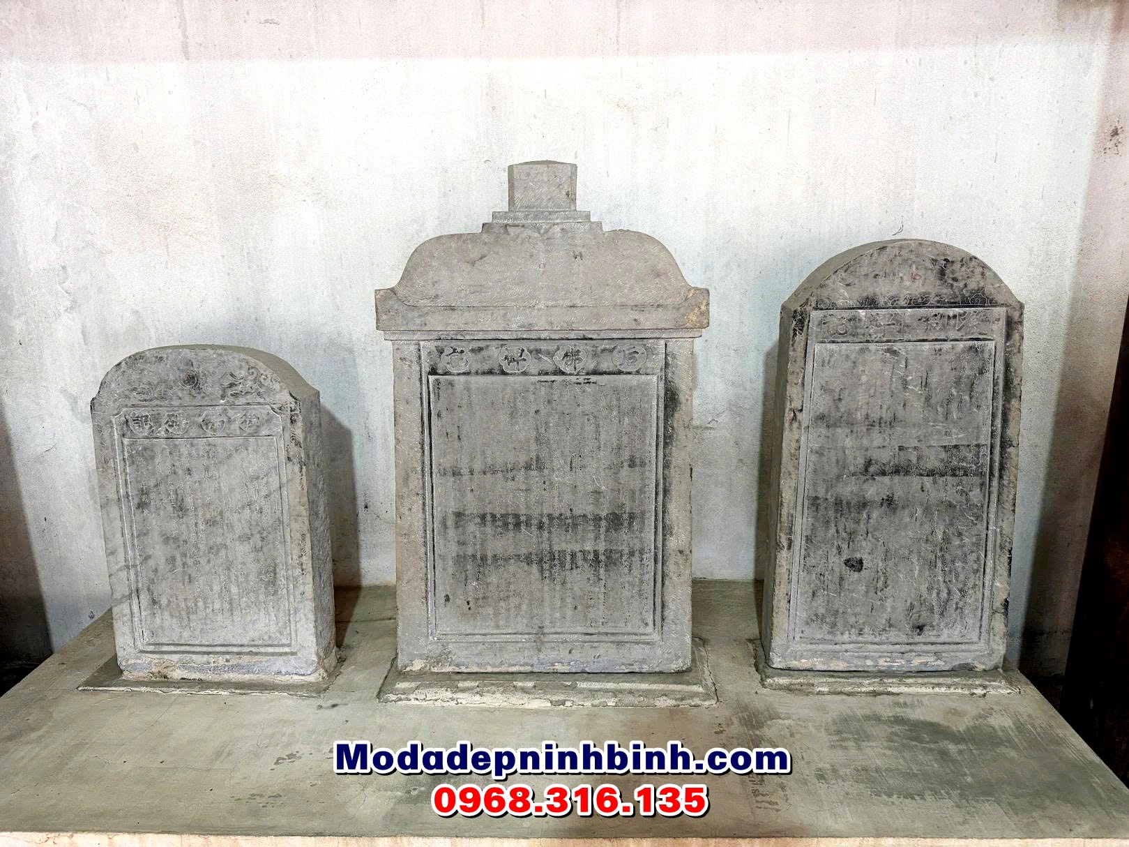 Những mẫu bia đá cổ ghi chép lịch sử hình thành chùa Dâu Bắc Ninh