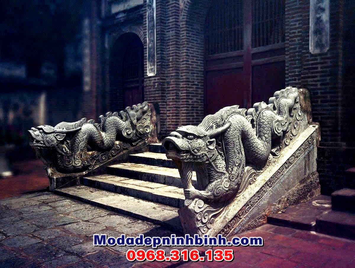 Rồng đá bậc thềm đẹp