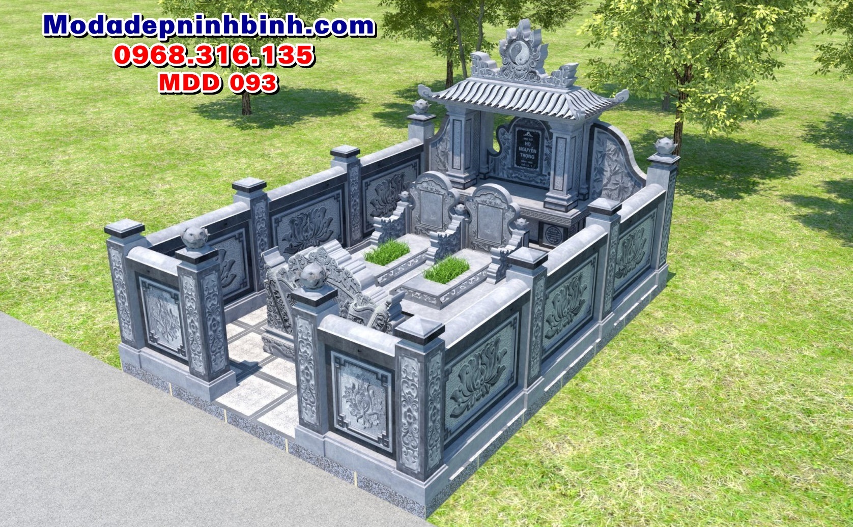 Khu lăng mộ tổ đá đôi tại Hà Nội MDD 093