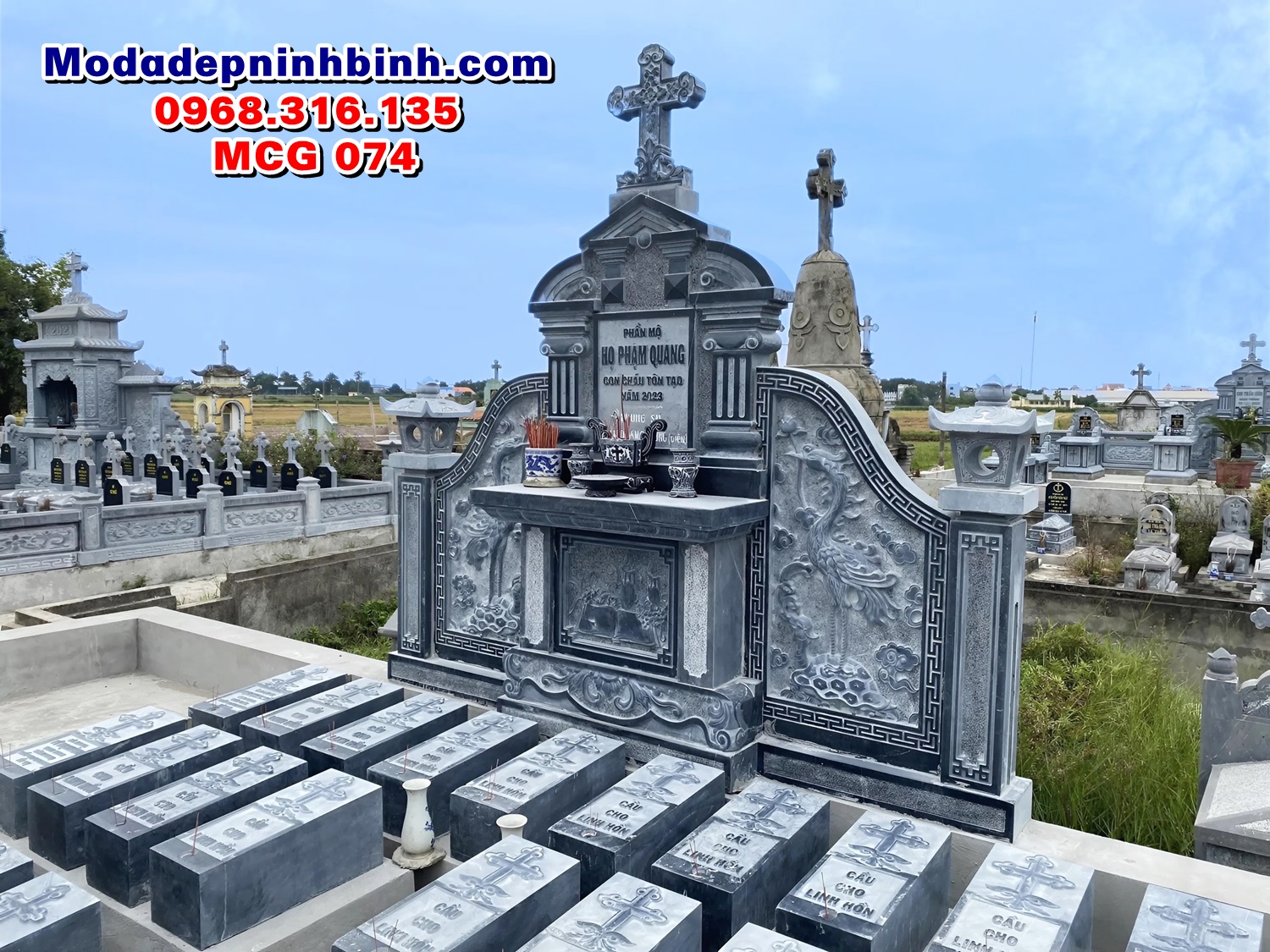 Khu nghĩa trang Công giáo đẹp tại Nam Định MCG 074