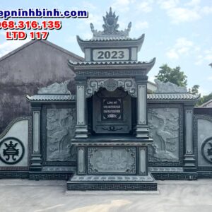 kích thước lăng thờ đá chung LTD 117