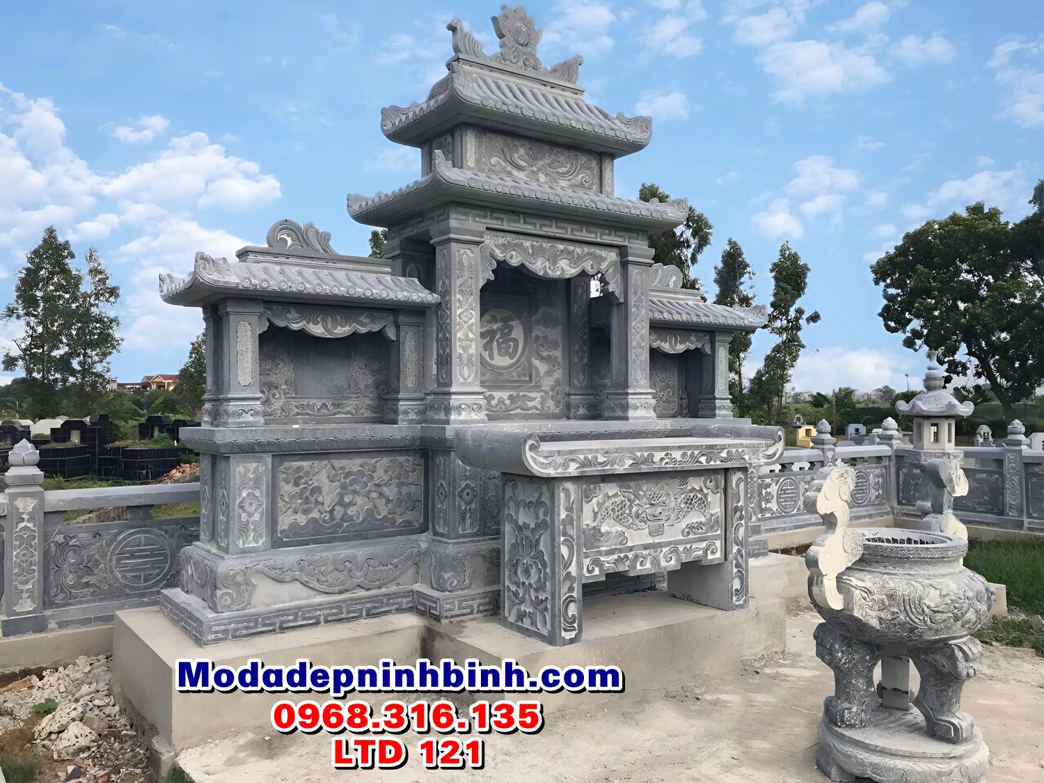 Lăng thờ đá đẹp LTD 121