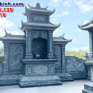 Lăng thờ đá xanh rêu đẹp LTD 118