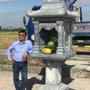 Mẫu cây hương đá ngoài trời đẹp CHD 073