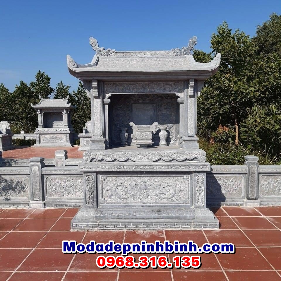Mẫu lăng thờ đá đơn đẹp
