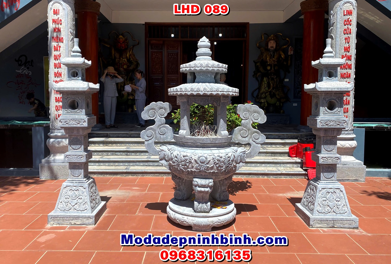 Lư hương đá mỹ nghệ LHD 089