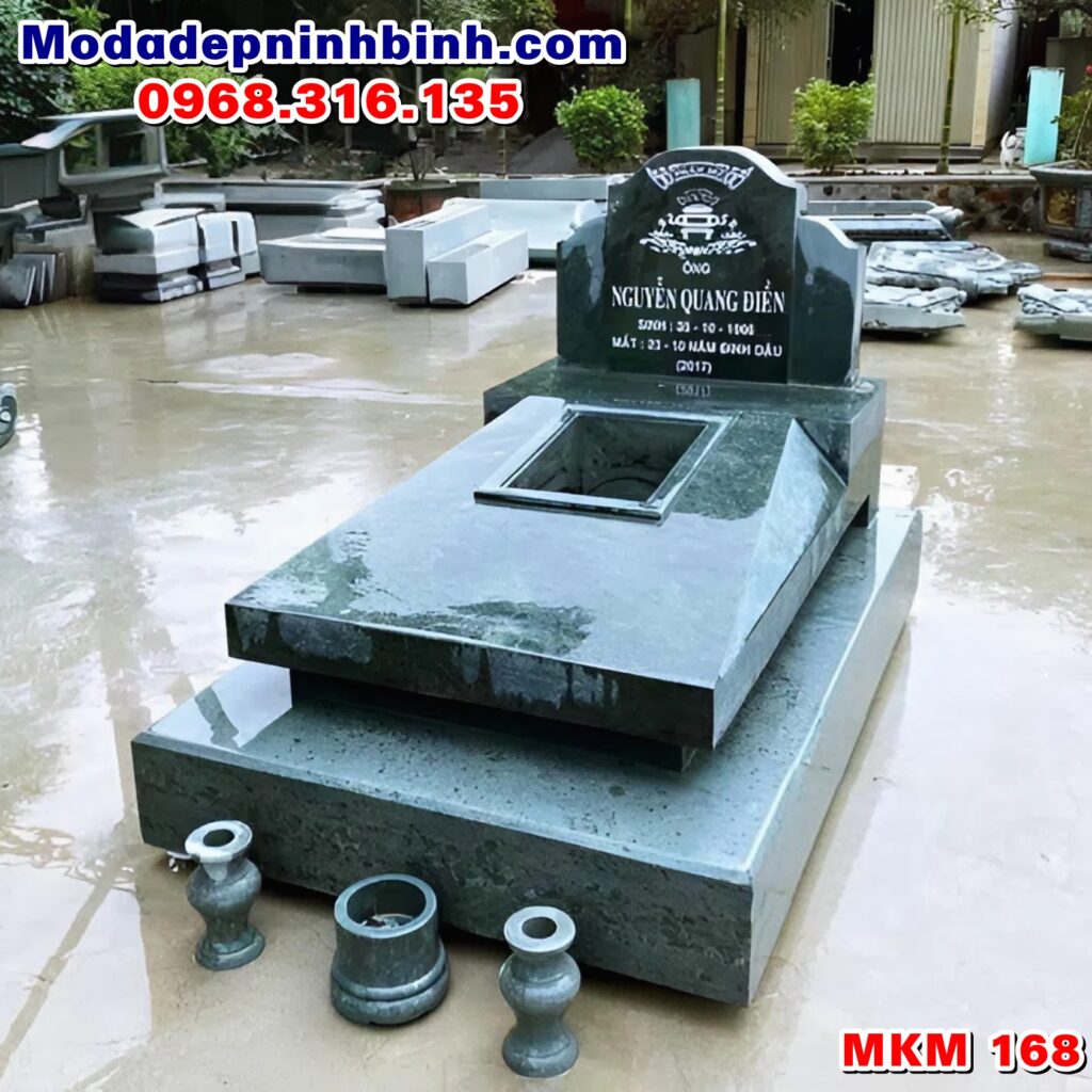 Mẫu mộ đá đẹp hiện đại MKM 168