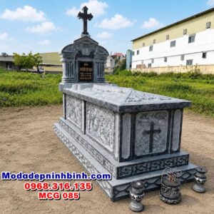 mộ đá công giáo địa táng hung táng chôn một lần