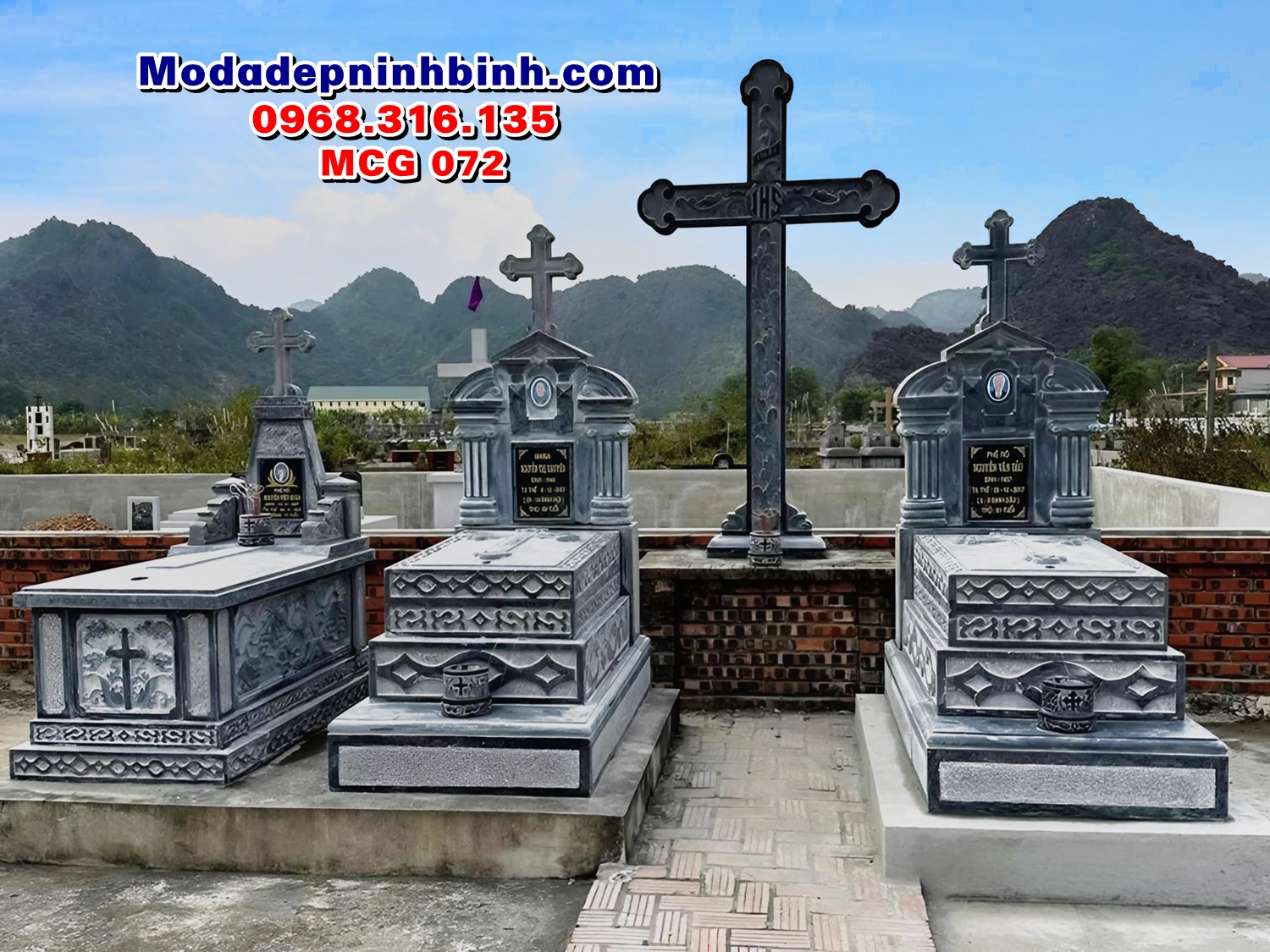 những mẫu lăng mộ đá công giáo đẹp nhất