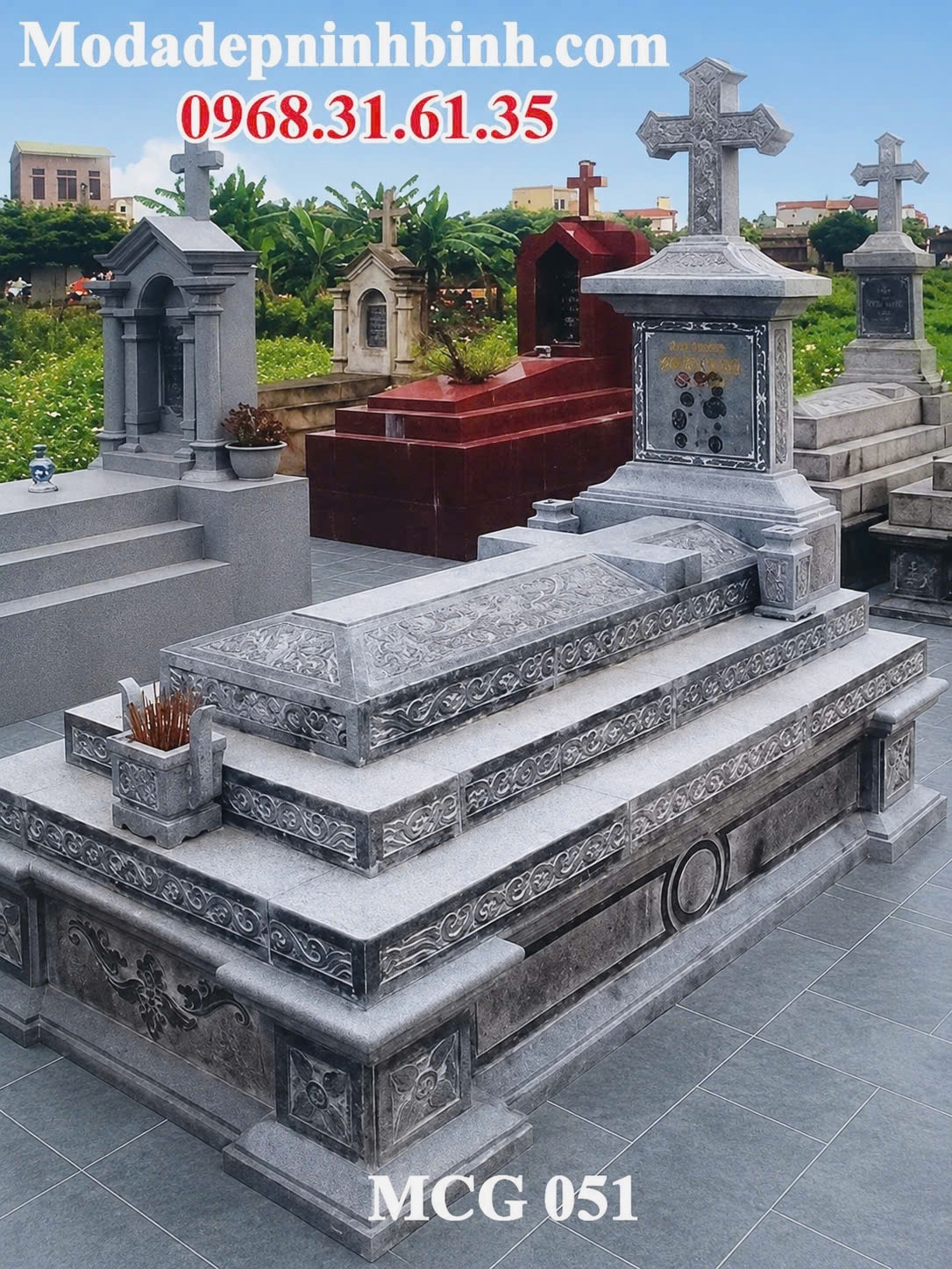 100 mẫu mộ đá đẹp công giáo đẹp